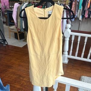 Club Monaco Yellow Mini Dress with Shorts